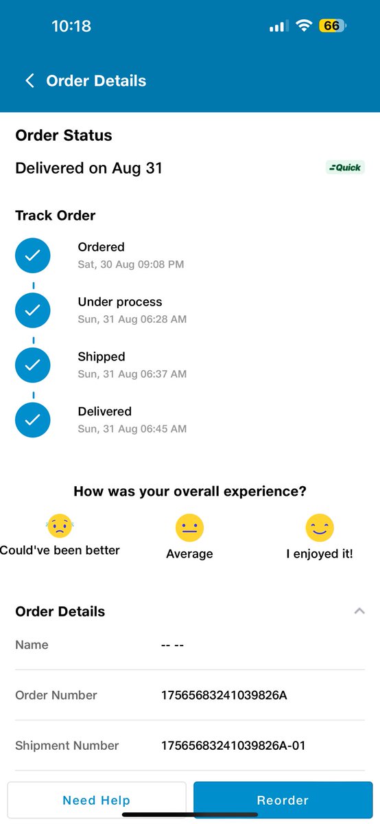 KrrishGarg9's tweet photo. @JioMart_Support @JioMart what a scam!
Without Delivery the orders gets marked as delivered.
Fix this issue or else people get cheated because of your nonsense bugs. https://t.co/cxAj8Vqcfz