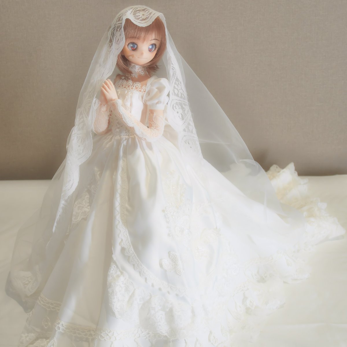 ジェニーさんメインで遊んでた頃「ドレス」「ピンク」「フリル」の呪縛が凄くて、ストレスからそういう要素を避ける体質になってたんだが、最近唐突に「ドレスいいよね」ってなってる。
しかしスペースで困る・・・1/6でもこの種の衣装は場所取りすぎて飾れないもんな（；＾ω＾）