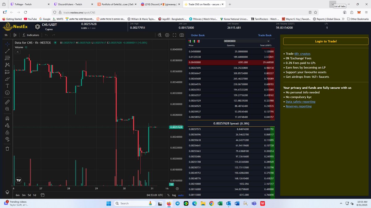 rongon_physio's tweet image. Dear Crypto Fam Happy Sunday!
I want to share that @cygnus_chain introduced the native token $CNS can be traded on NextEx, Rabid Rabbit and KLingEx. 
For more Info, Join discord: 
discord.gg/2VH22KruwG
website: 
cygnuschain.com
