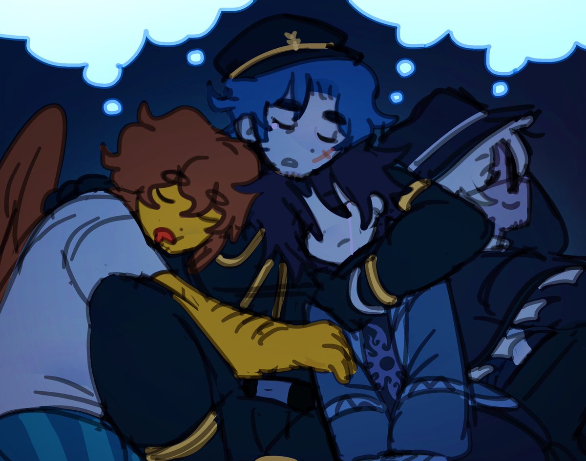 In my mind the sentinels are all buddies and group cuddle because I love them all
#Forsaken