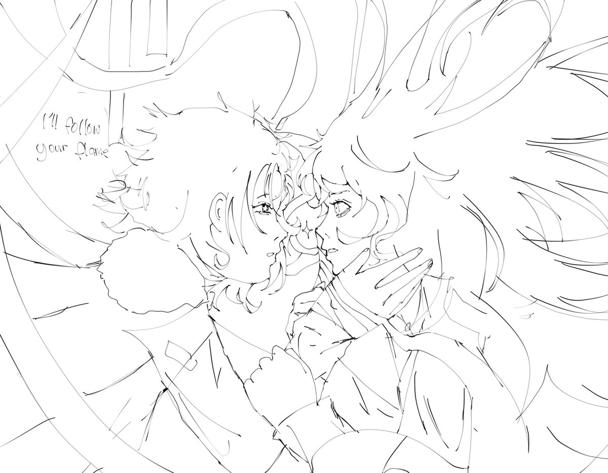 ayafartshiori's tweet photo. Watazaki arts i cant finish rn because of art block so i give you the lineart 😢😢😢😢😢😢😢😢😢😢 guve me motivation to finish pls
#watazaki #tetro #tetrotwt #tetropink #tetrodanganronpapink #okazakihanano #watarinishino #yuri https://t.co/kbZtV3Dgg0