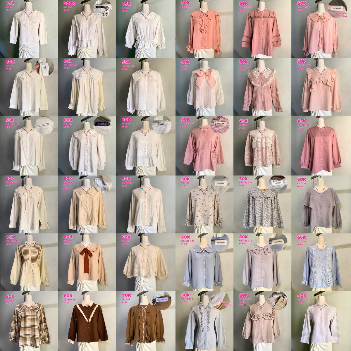 WTS JUAL PRELOVED THRIFT CARDIGAN BLOUSE BKK PREMI tweet media