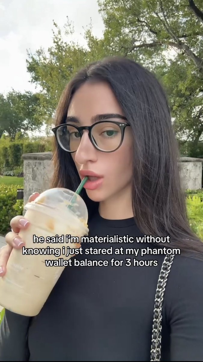 he said i’m materialistic without knowing i just stared at my phantom wallet balance for 3 hours