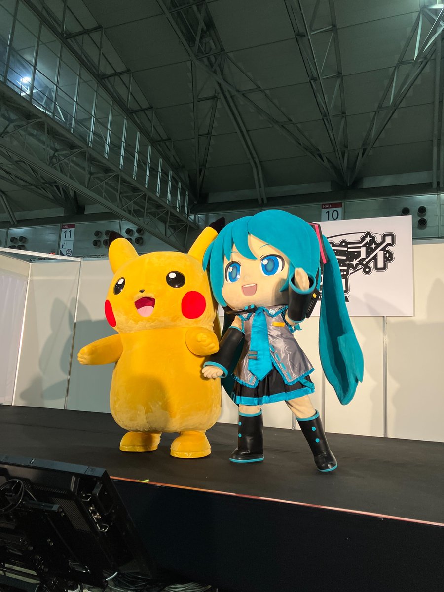 ⚡️ピカチュウが #マジカルミライ2025 に遊びに来たみたい⚡️ #初音