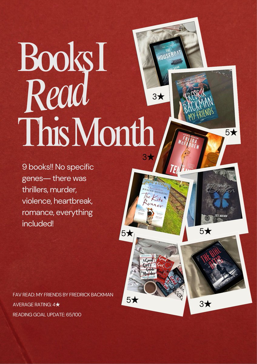 August Wrap-up !!! 
(9 books!!) 🌷