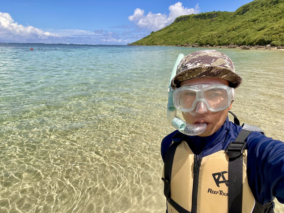 nishidadesu's tweet image. #宮古島 での #エフエムみやこ での
レギュラー番組ステッカーお渡し企画3日目。
このあとのお渡しポイントは 
新城海岸で泳いでます（笑）
14:00〜15:30

#あいるしっぷ #FMみやこ #宮古島
#ステッカー #プレゼント #新城海岸
#シュノーケリング