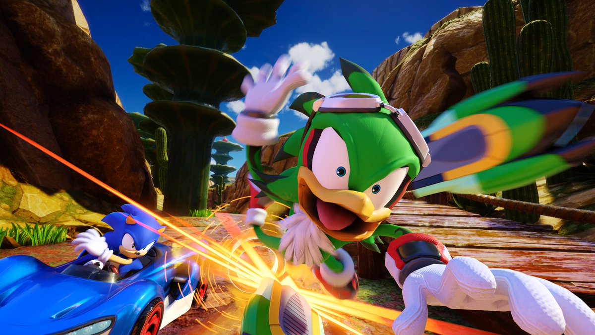 He got revenge #SonicRacingCrossWorlds