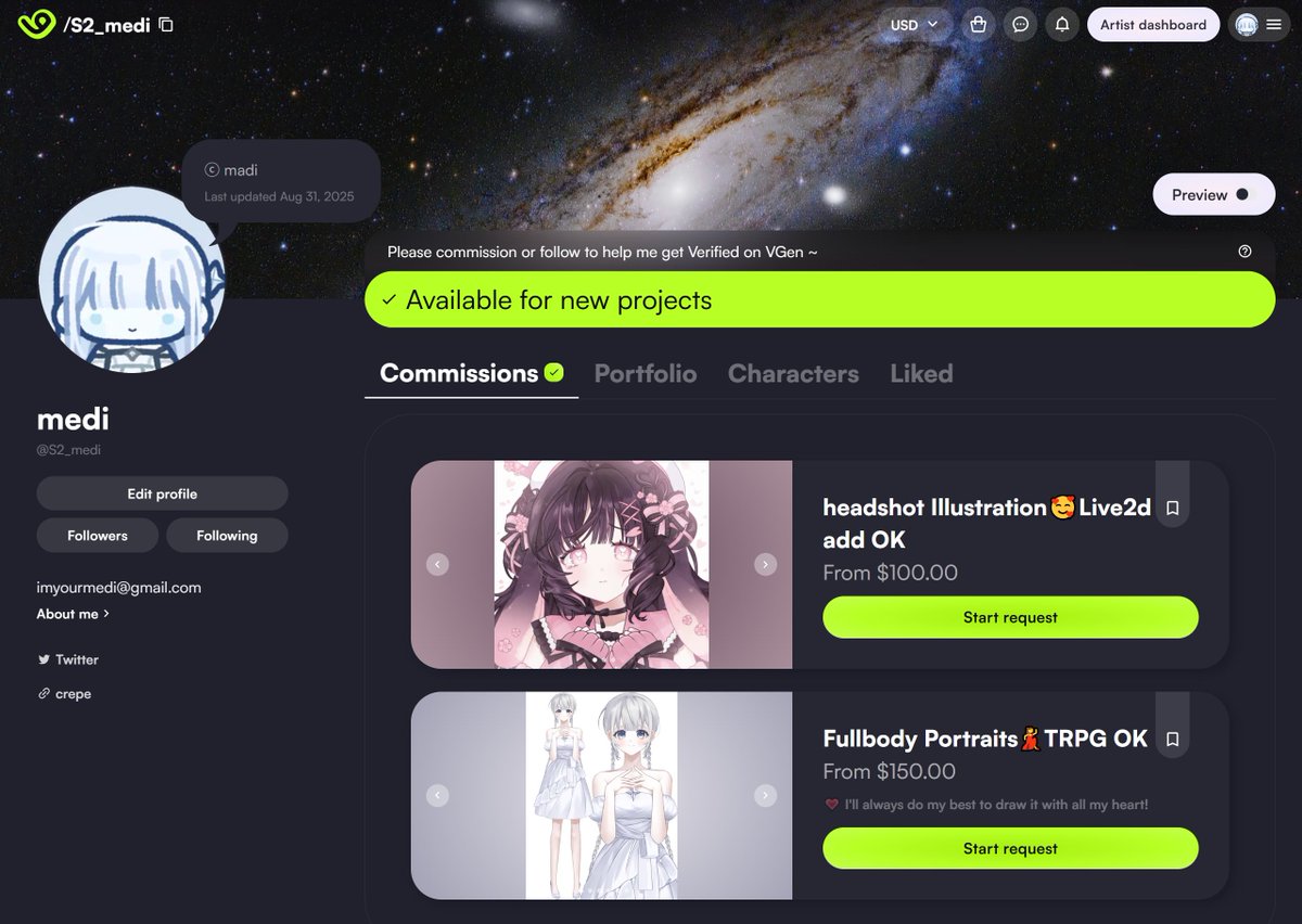 vgen.co/S2_medi #VGen #vgenartist