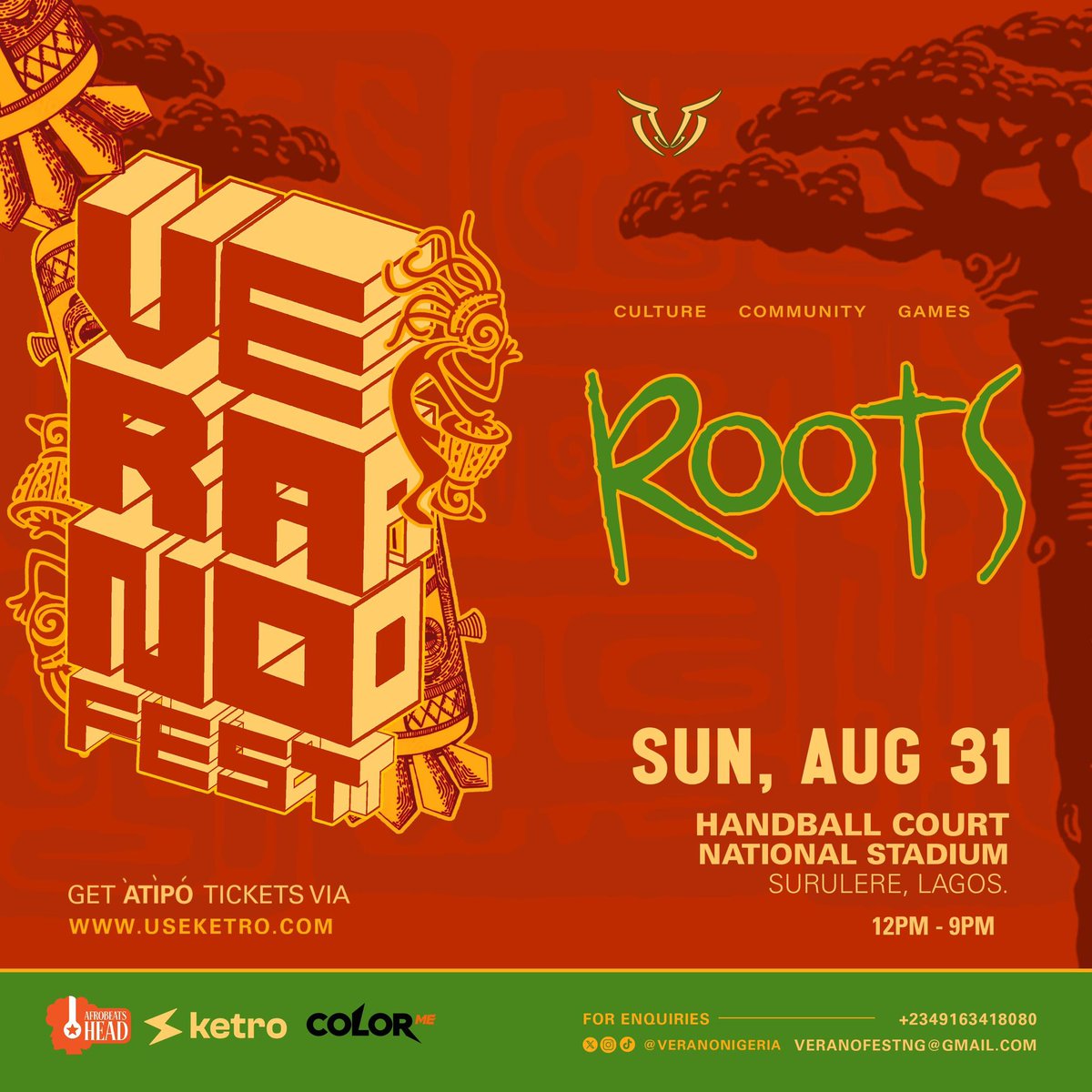 COME READY
ZERO NEGATIVITY 
#VERANOFESTNG