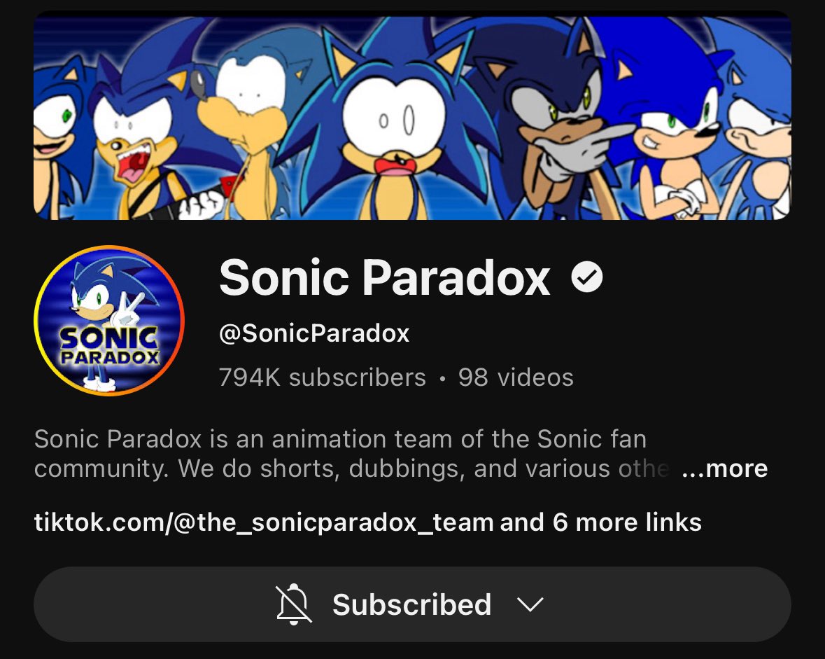 the four horsemen of MY CHILDHOOD sonic youtube channels