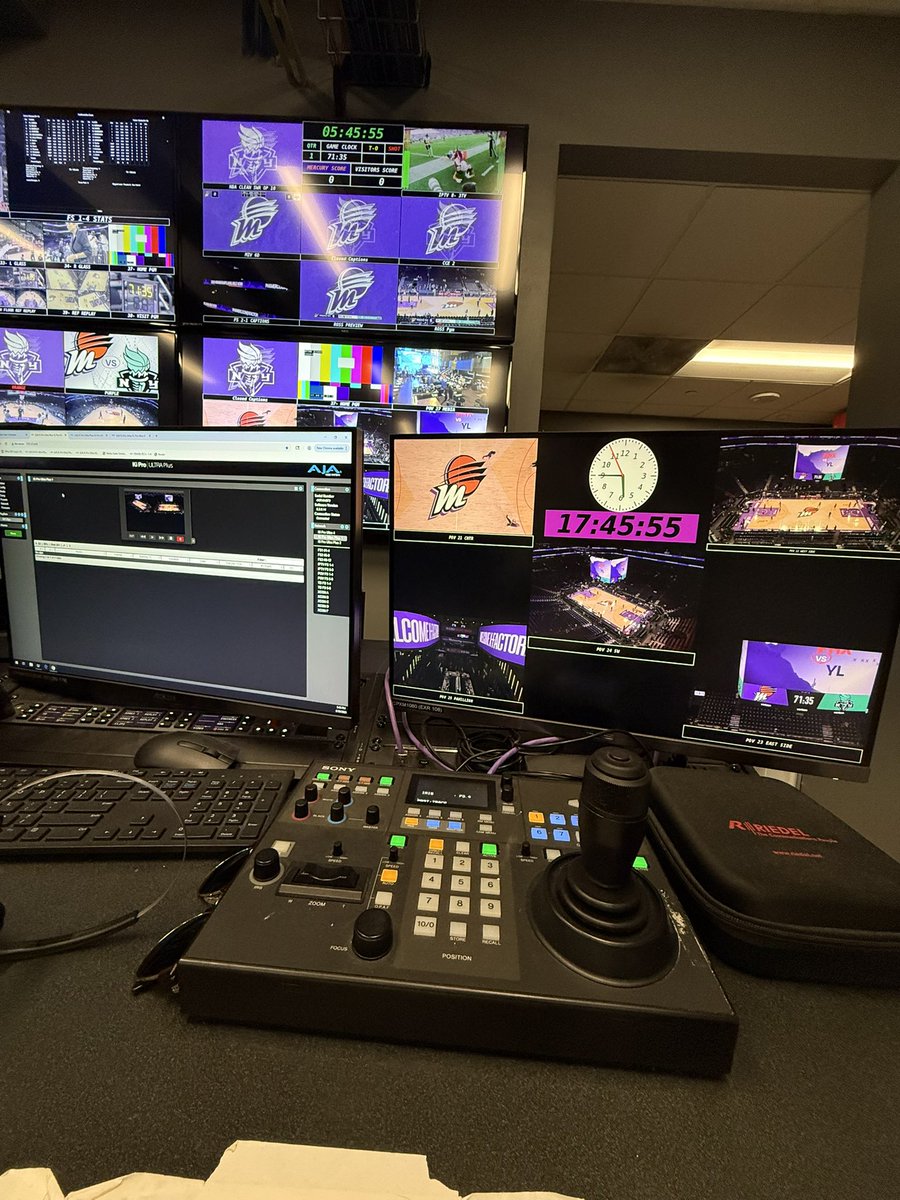 Working PTZ camera for Mercury vs Liberty tonight