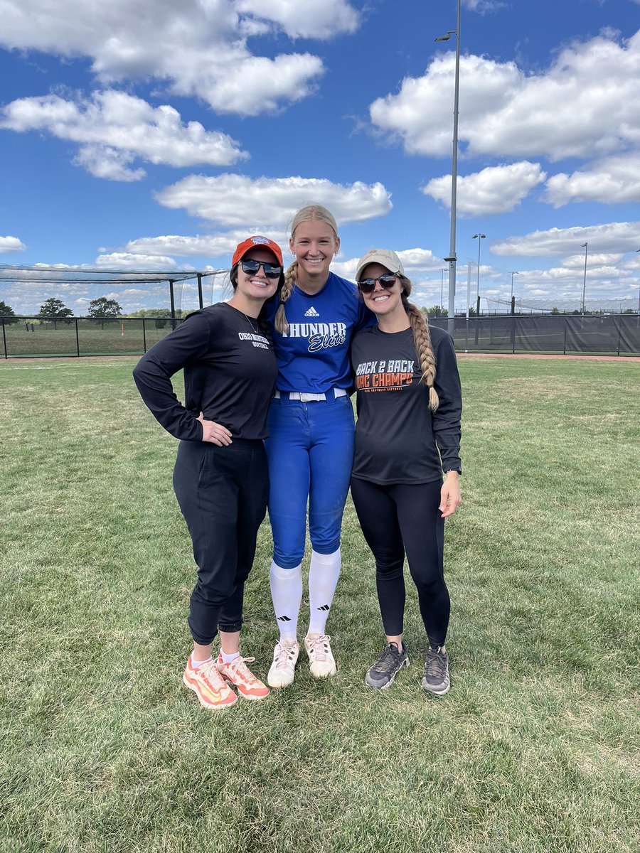 I had so much fun today <a href="/ONUSoftball/">ONU Softball</a> camp hosted by <a href="/Srain10/">Summer Collins</a>. All coaches and players were super nice and gave me tips for both defense and offense. Learned a lot about ONU softball and excited for when I go back!! <a href="/OilerPride22/">Jeff Steiner</a> <a href="/TEP_Ferrari/">Thunder Elite Premier - Ferrari</a> <a href="/RHSFastpitchOH/">RHSFastpitch</a>