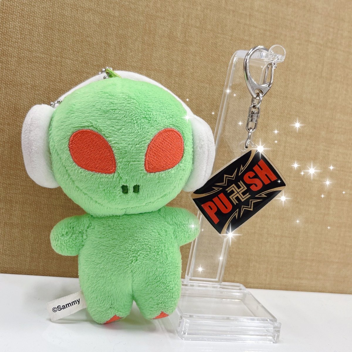 Sammy】エイリやんグッズ（ぬいぐるみ、タオル、クリアファイル