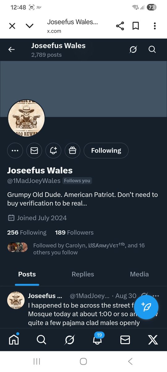 KJW (@hawkesbay69) on Twitter photo This account wants some new friends, they will FB
<a href="/1MadJoeyWales/">Joseefus Wales</a>
F&R ๐ช๐ซถ๐๐ฅ๐บ๐ธ๐ฏ This account wants some new friends, they will FB
<a href="/1MadJoeyWales/">Joseefus Wales</a>
F&R ๐ช๐ซถ๐๐ฅ๐บ๐ธ๐ฏ