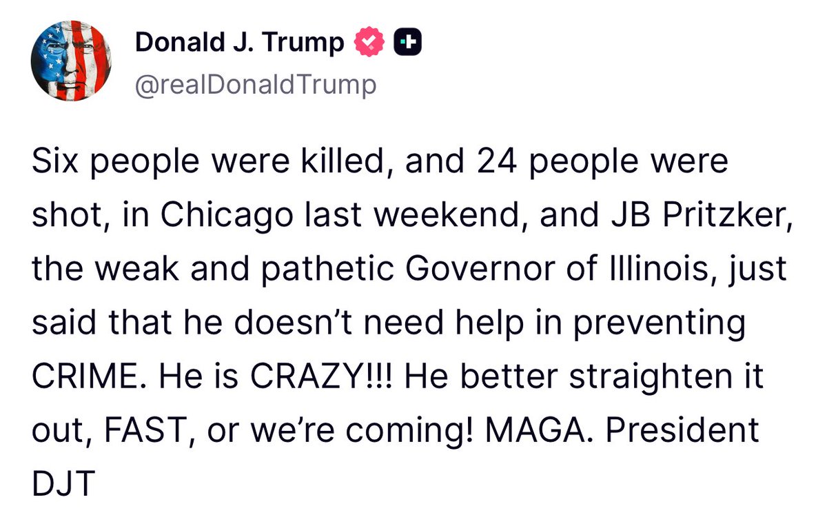 Why don’t you send everyone proof of life first?

(Either way, Chicago doesn’t want you here)