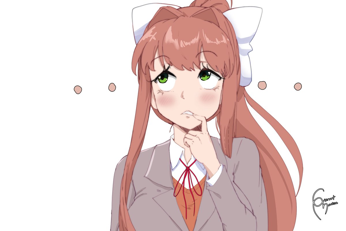 She's Pondering something... i wonder what
#DDLC  #ddlcfanart #ddlcmonika  #Dokidokiliteratureclub