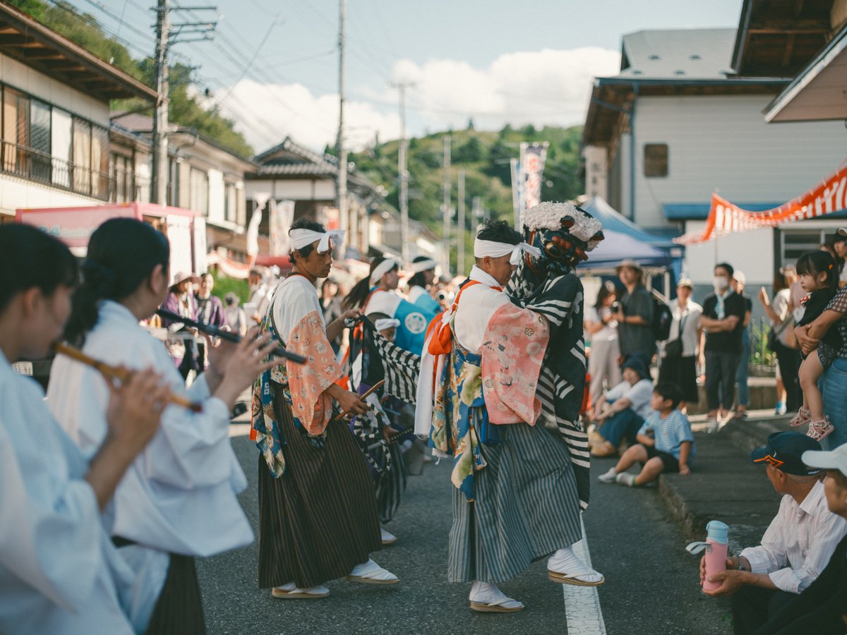 hiro_hitakami's tweet image. 小友まつり、まちのなかに生きている芸能を感じられるすばらしいおまつりでした。