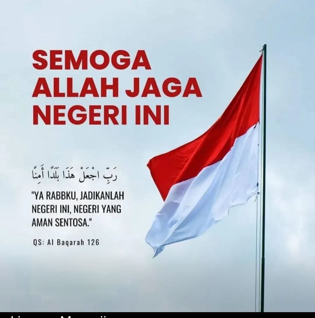 Kang-Imam (@kan9imam) on Twitter photo Do'a Untuk Bangsa Indonesia
ุงูููููููู
ูู ุงุญูููุธู ุจูููุงุฏูููุง ู
ููู ููููู ุณูููุกู ููู
ูููุฑููููู ููููุชูููุ ููุฃูุฏูู
ู ุนูููููุง ุงููุฃูู
ููู ููุงููุฅูููู
ูุงูู ููุงููุงุณูุชูููุฑูุงุฑู.ย ุงูููููููู
ูู ุงุฌูู
ูุนู ููููู
ูุชูููุง ุนูููู ุฅูููุงู
ูุฉู ุงููุญูููู ููุงููุนูุฏูููุ ููุงุทูููุฆู ู
ูุดูุงุนููู ุงููููุชูููุฉ Do'a Untuk Bangsa Indonesia
ุงูููููููู
ูู ุงุญูููุธู ุจูููุงุฏูููุง ู
ููู ููููู ุณูููุกู ููู
ูููุฑููููู ููููุชูููุ ููุฃูุฏูู
ู ุนูููููุง ุงููุฃูู
ููู ููุงููุฅูููู
ูุงูู ููุงููุงุณูุชูููุฑูุงุฑู.ย ุงูููููููู
ูู ุงุฌูู
ูุนู ููููู
ูุชูููุง ุนูููู ุฅูููุงู
ูุฉู ุงููุญูููู ููุงููุนูุฏูููุ ููุงุทูููุฆู ู
ูุดูุงุนููู ุงููููุชูููุฉ