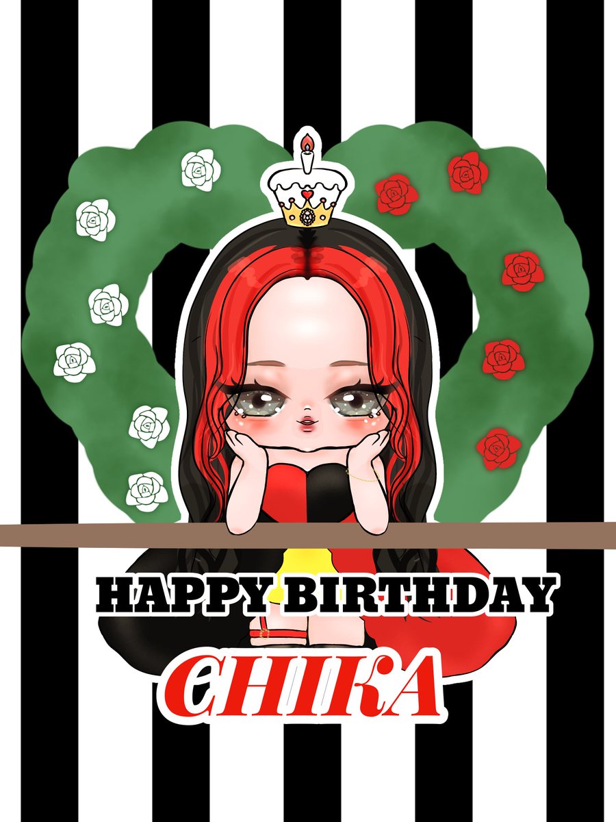 CHIKA❤️🖤❤️🖤
お誕生日おめでとうございます🎂
画面越しでも涙が出るほど心に触れてくれる歌声が大好き。
ハートの女王様👑❤️‍🔥

#HAPPYCHIKADAY
 #HANA #CHIKA
 #ぶチカましBIRTHDAY2025