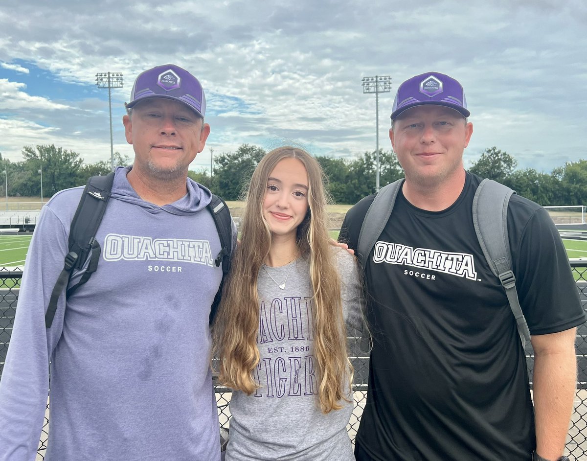 The next best thing other than playing soccer, is watching your future team play.  Great game today <a href="/OuachitaSoccer/">Ouachita Women's Soccer</a> ! 💜🐯💜 #bringyourroar 

<a href="/ImYouthSoccer/">ECNL/GA/Recruiting/College Soccer</a> <a href="/ECNLgirls/">ECNL Girls</a> <a href="/PrepSoccerTX/">Prep Soccer Texas</a> <a href="/TAPPSbiz/">TAPPS</a> <a href="/ParishSports/">Parish Athletics</a>