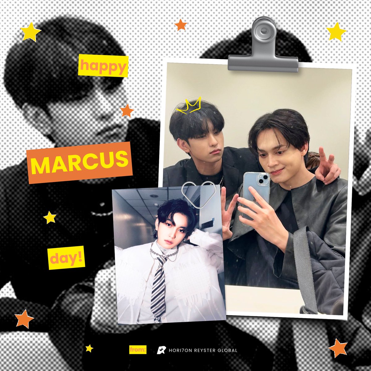 [🎉] 250831 HAPPY BIRTHDAY

Happy birthday, Marcus! Wishing you endless joy and success in everything you do. Have the best day, our perfect bunso! 🐰💛

#HappyMarcusDay
#HORI7ON #호라이즌
#MARCUS #마커스 #REYSTER #레이스터 
<a href="/HORI7ONofficial/">HORI7ONofficial</a>