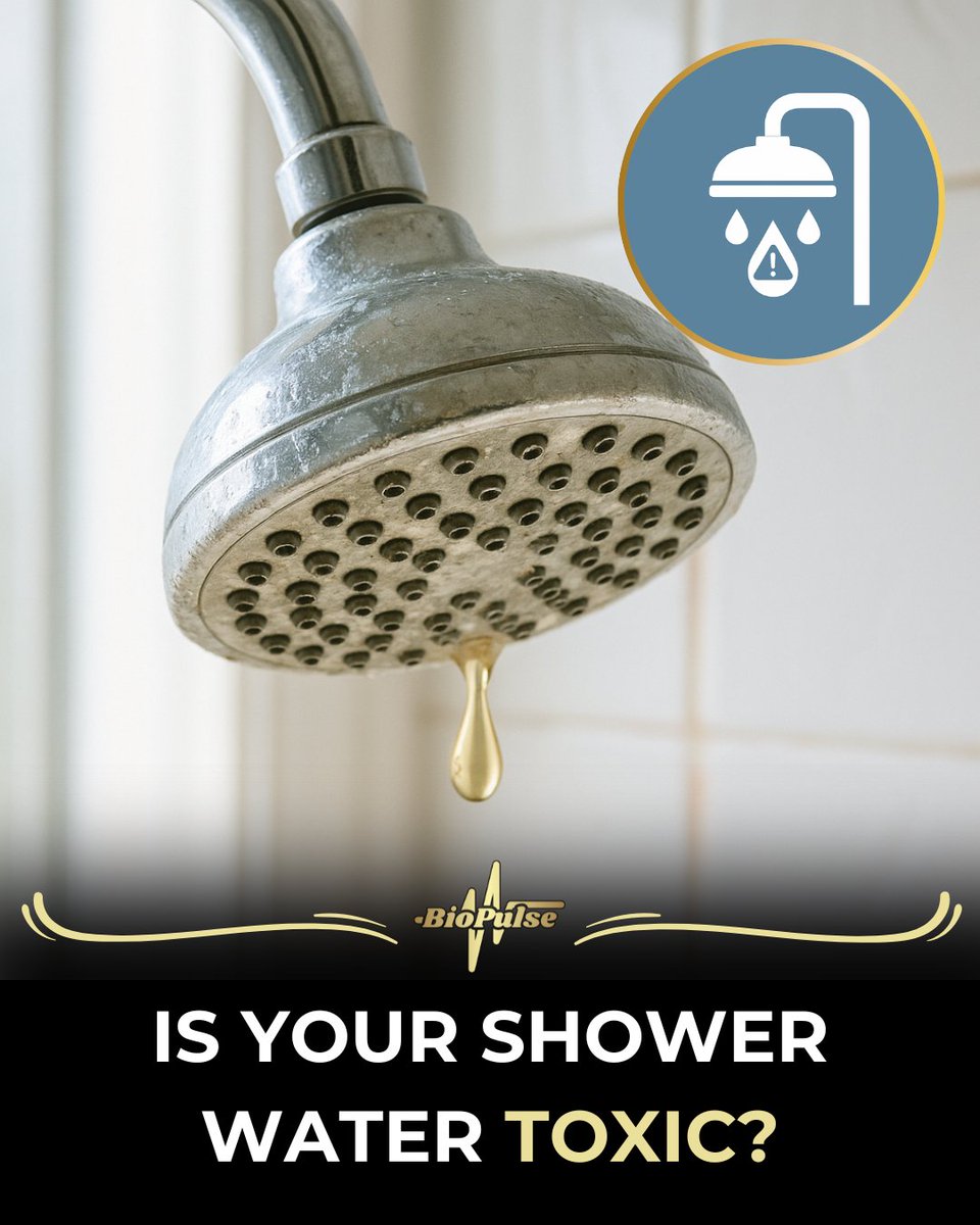 BioPulse_'s tweet image. 🚿 Chlorine, Chloramine &amp;amp; Heavy Metals in Your Shower

What you breathe in the shower may matter as much as what you drink.

🔥 Why It’s a Problem
• Chlorine and chloramine vaporize in hot water → inhaled into lungs, straight to blood
• Lead, copper, and other metals can leach…