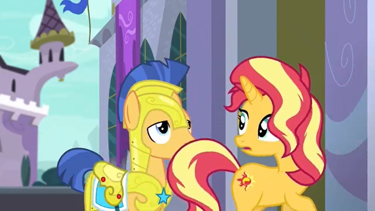 Trijosh1's tweet photo. That's not your Flash, Sunset.
#mylittlepony #EquestriaGirls #EquestriaGirlsForgottenFriendship #ForgottenFriendship #SunsetShimmer #FlashSentry https://t.co/eLZoJpcnvF