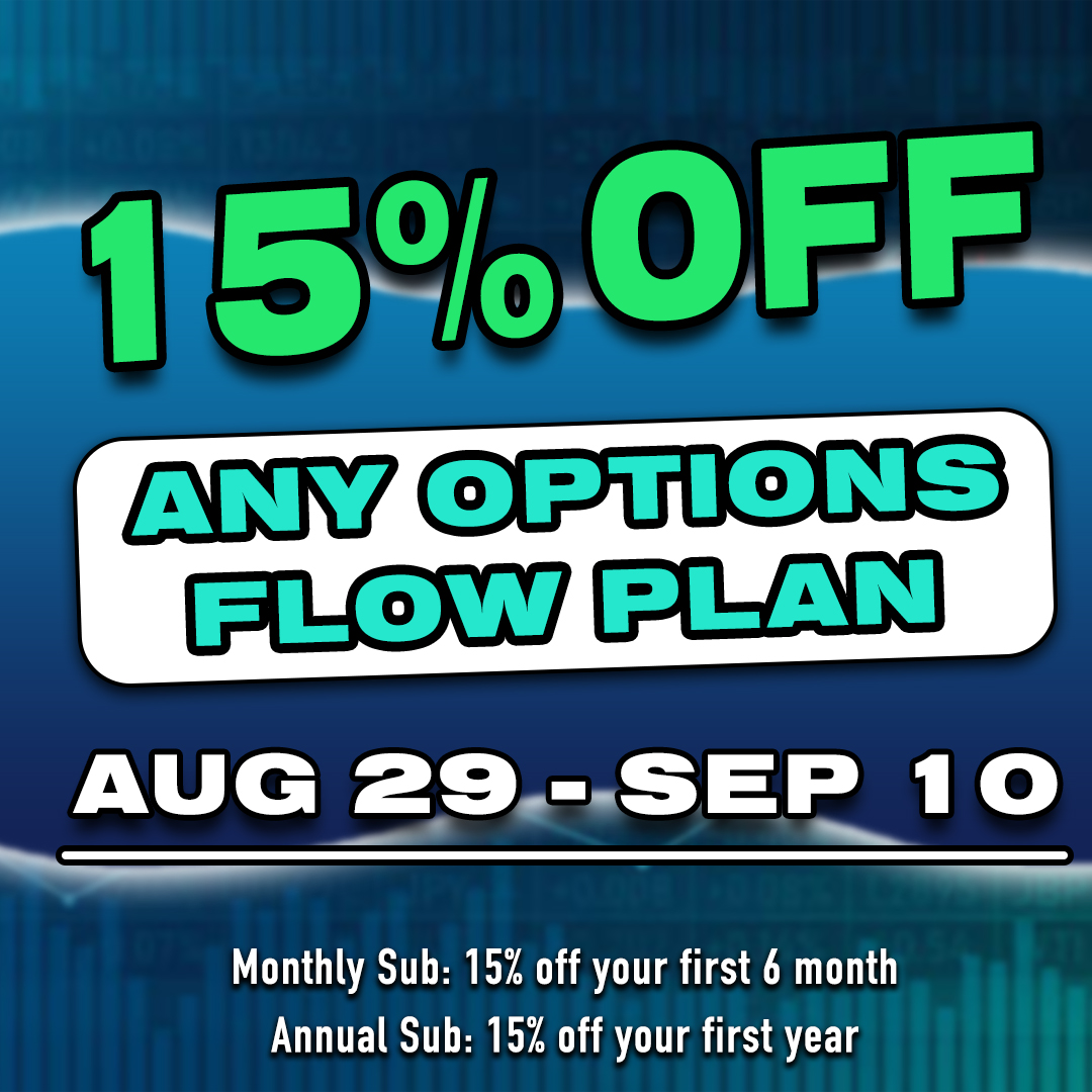 unusual_whales's tweet photo. LABOR DAY SALE

Unusual Whales is having a sale!

15% discount for first 6 months.
15% off for your first year.

Get the most robust features, right to your device.

See more: https://t.co/00ygUNnDRa https://t.co/1bAFy2otNk