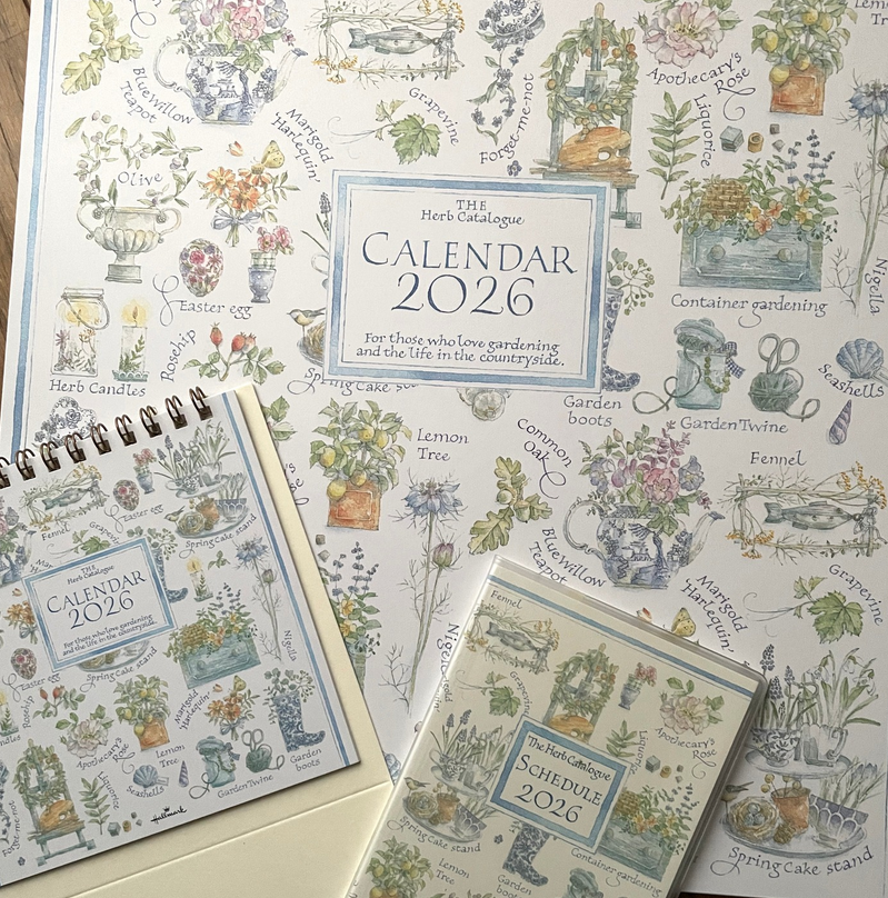 ハーブカレンダー2026が日本ホールマーク社から発売されました。
使ってくださる皆様に感謝！

自分のネットショップにもアップいたしました。

同じ絵柄の家計簿も新発売。
いつからでも始められる日付フリータイプです。

yfcard.thebase.in