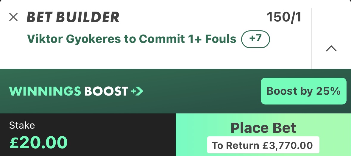 Who wants my 150/1 monster bet builder? 😍

100 likes ❤️ &amp; 50 retweets to unlock it 🔐

If this bet wins, I'll give £100 to 1 person from the likes and 2 people from the retweets 💰

I'll also pick a bonus winner from the comments