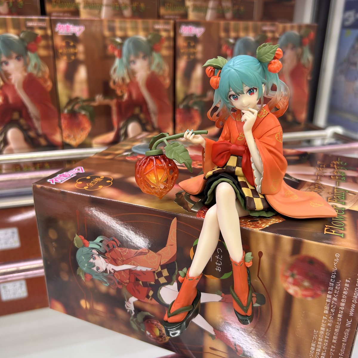 初音ミク Birthday2025 AMP ぬーどるストッパー ほおずき 6点 初音ミク ぬーどるストッパーフィギュア Flower Fairyーほおずきー