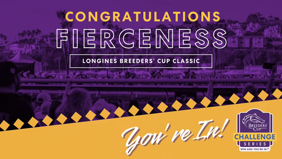 BreedersCup's tweet photo. A horse who knows a thing or two about winning #BreedersCup races! 

Congratulations to #BC23 Champion, Fierceness, on winning the Pacific Classic! 🏆 https://t.co/Whyu8DXAyG