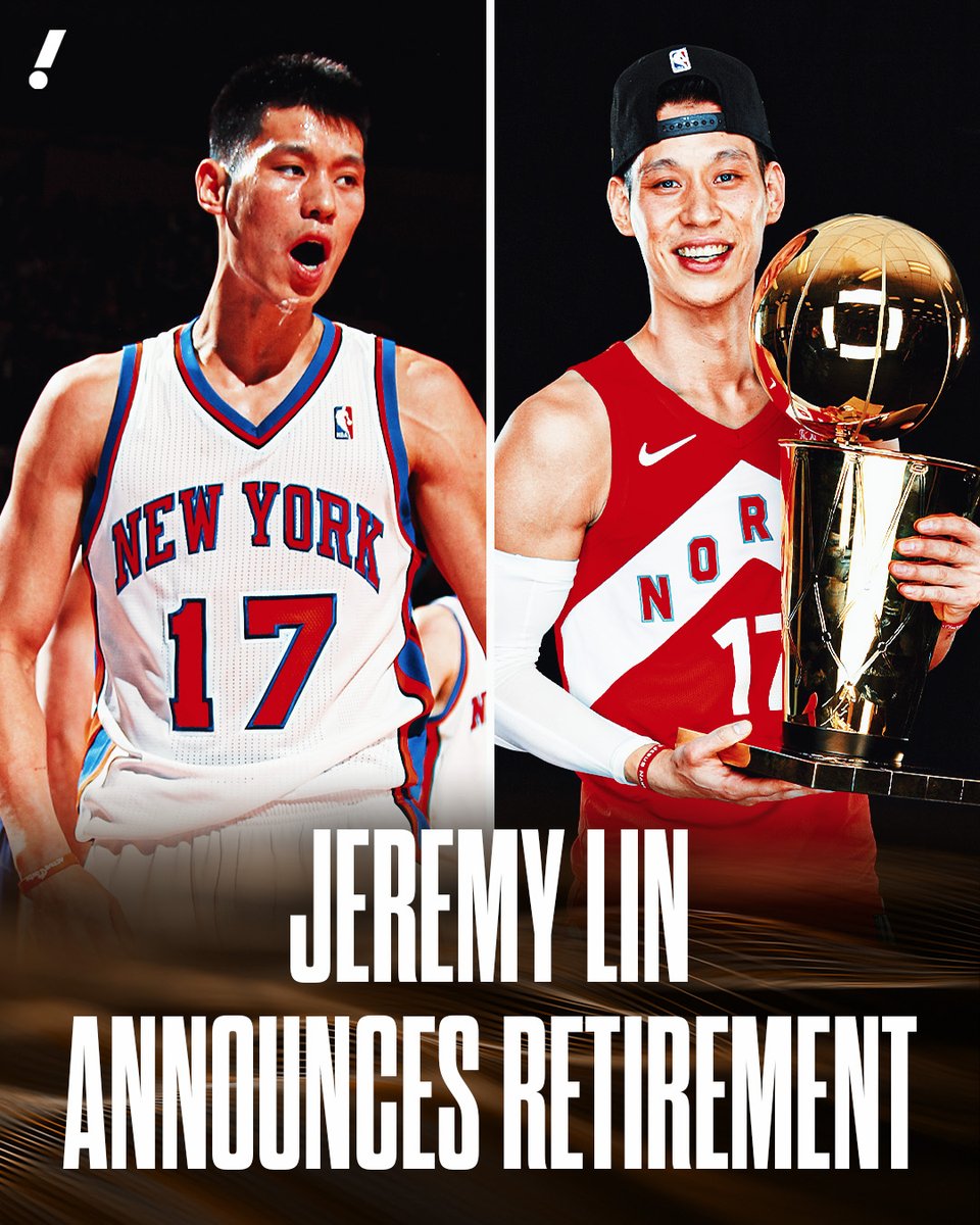 YahooSports's tweet image. After 15 years of Linsanity, Jeremy Lin has announced his retirement from professional basketball 👏