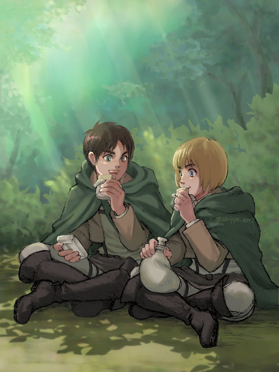 ちょっと休憩 #エレアル #eremin