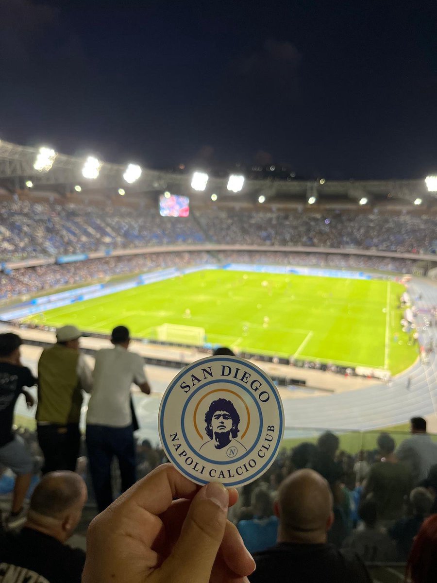 We didn’t have a meetup today…but we made our presence at The Maradona tonight!

MD2: @officialsscnapoli 1 - 0 @cagliaricalcio 

<a href="/SerieA/">Lega Serie A</a> <a href="/SerieA_EN/">Lega Serie A</a> <a href="/CBSSportsGolazo/">CBS Sports Golazo ⚽️</a> <a href="/paramountplus/">Paramount+</a> #SDNCC 
#ForzaNapoliSempre