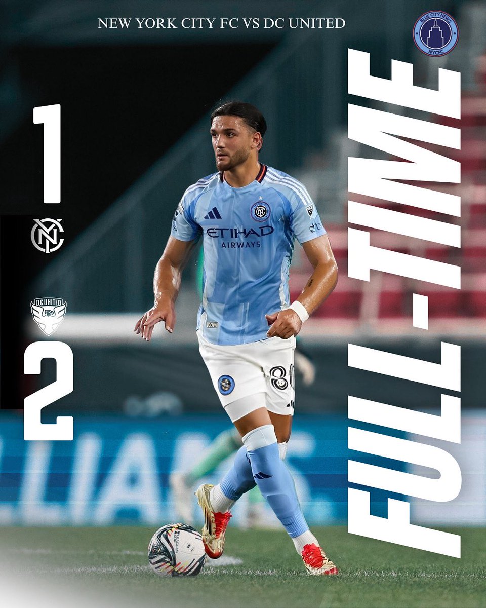 BlueCityNewss's tweet image. It’s FULL-TIME! Disappointing. This team always does this, we play like a top team against top teams then lose points in games we shouldn’t. We’re almost done with this season and we still have the same problem we’ve had since the beginning of the season. COYBIB💙

#nycfc #mls