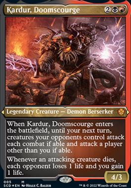 Rokkwulf's tweet photo. @ichinosekuri Nah, dawg, keep it the way it is. Some people are sore losers. I have a goad deck. This is my Commander. https://t.co/uSyNWBlJWy