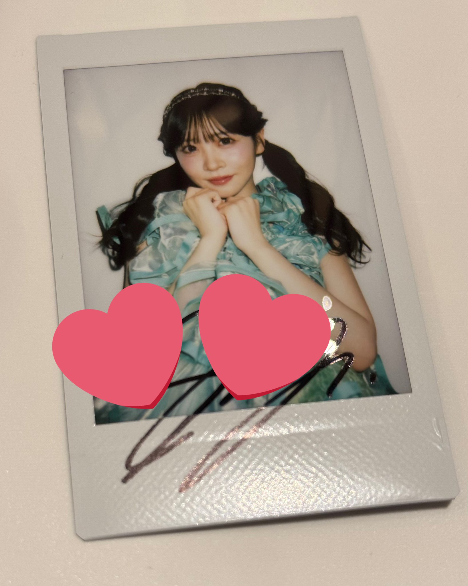 TOBY S かずたん チェキ サイン有り STU48 谷口茉妃菜 サイン入りチェキ グッズ コレクション CO4983