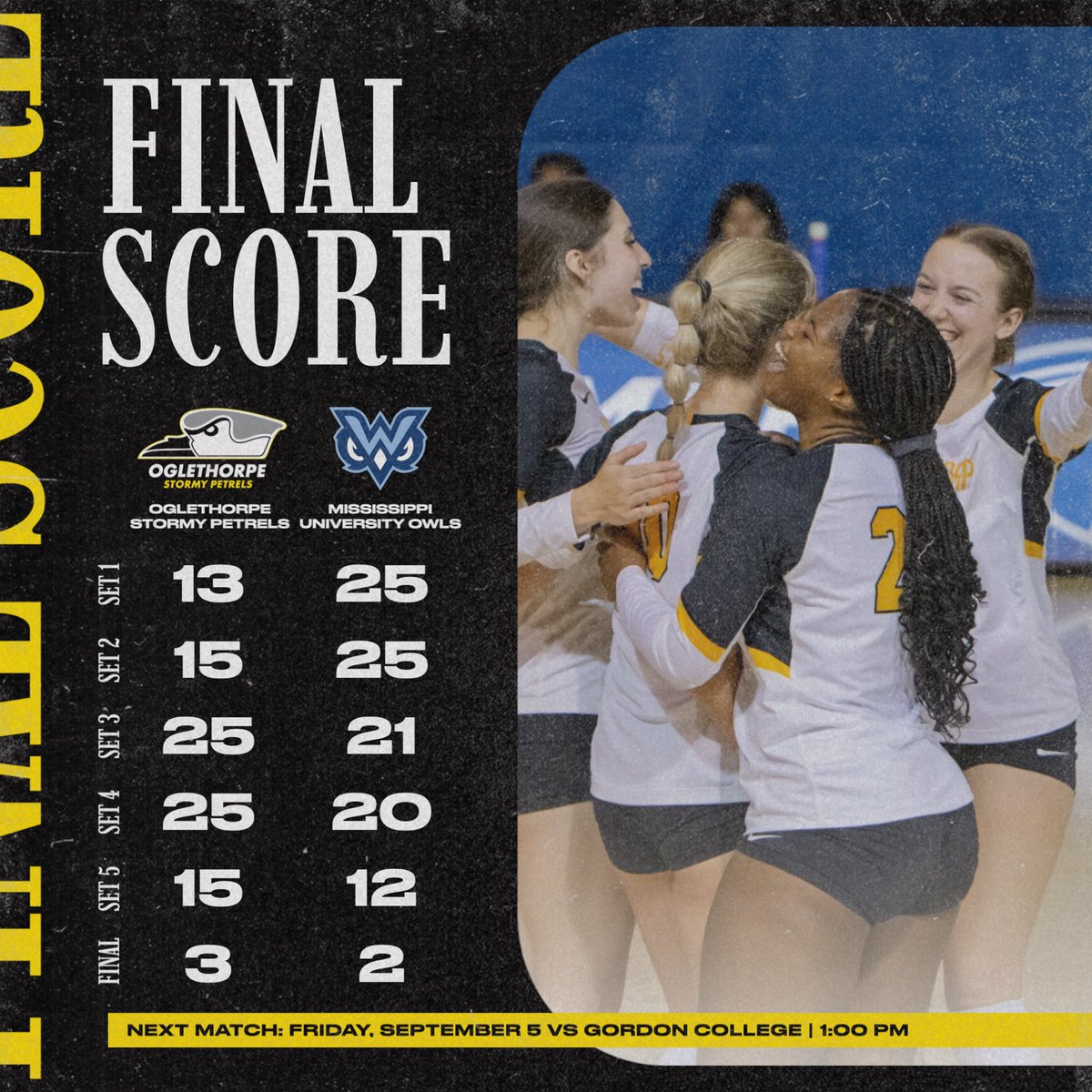 Oglethorpe Stormy Petrel Volleyball tweet media
