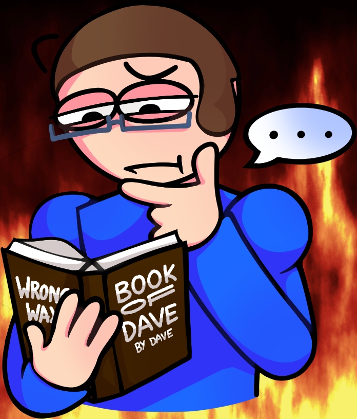 hello. heres the art i did for dave and bambi. the rehaul of my icons lol. #daveandbambi #vsdaveandbambi hope you like em! dont mind the fire background.