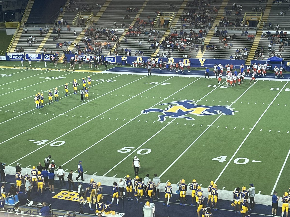 The <a href="/McNeeseFB/">McNeese Football</a> is now up 52-9 over Louisiana Christian. #GeauxCowboys
