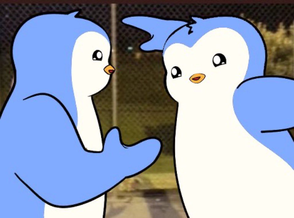 赛道上的 Pudgy Penguins 主题 NASCAR 赛车