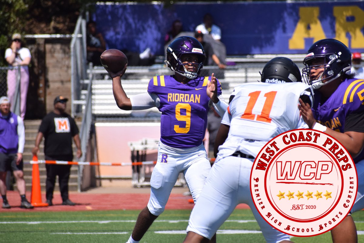 ☔️Purple Rain☔️

Riordan was clicking on both sides of the football back at home in front of their fans to kick off their 2025 season, starting off the year with a convincing 41-18 win against McClymonds

Story: westcoastpreps.com/riordan-cruise…