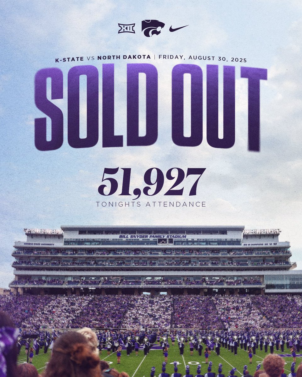 kstatesports's tweet image. Another 50K+ 👌