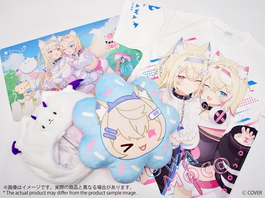 🐾 𝗠𝗘𝗥𝗖𝗛 🐾
Only a few more hours to get your paws on our 2nd anniversary merch! 🐾✨

With a desk mat, graphic t-shirt, donut cushion, and Pero hat, it’s a super cute set!

We put lots of love into producing every item! BAU BAUー！！🐾🩵🩷

🩵🩷▶︎ shop.hololivepro.com/en/products/fu…