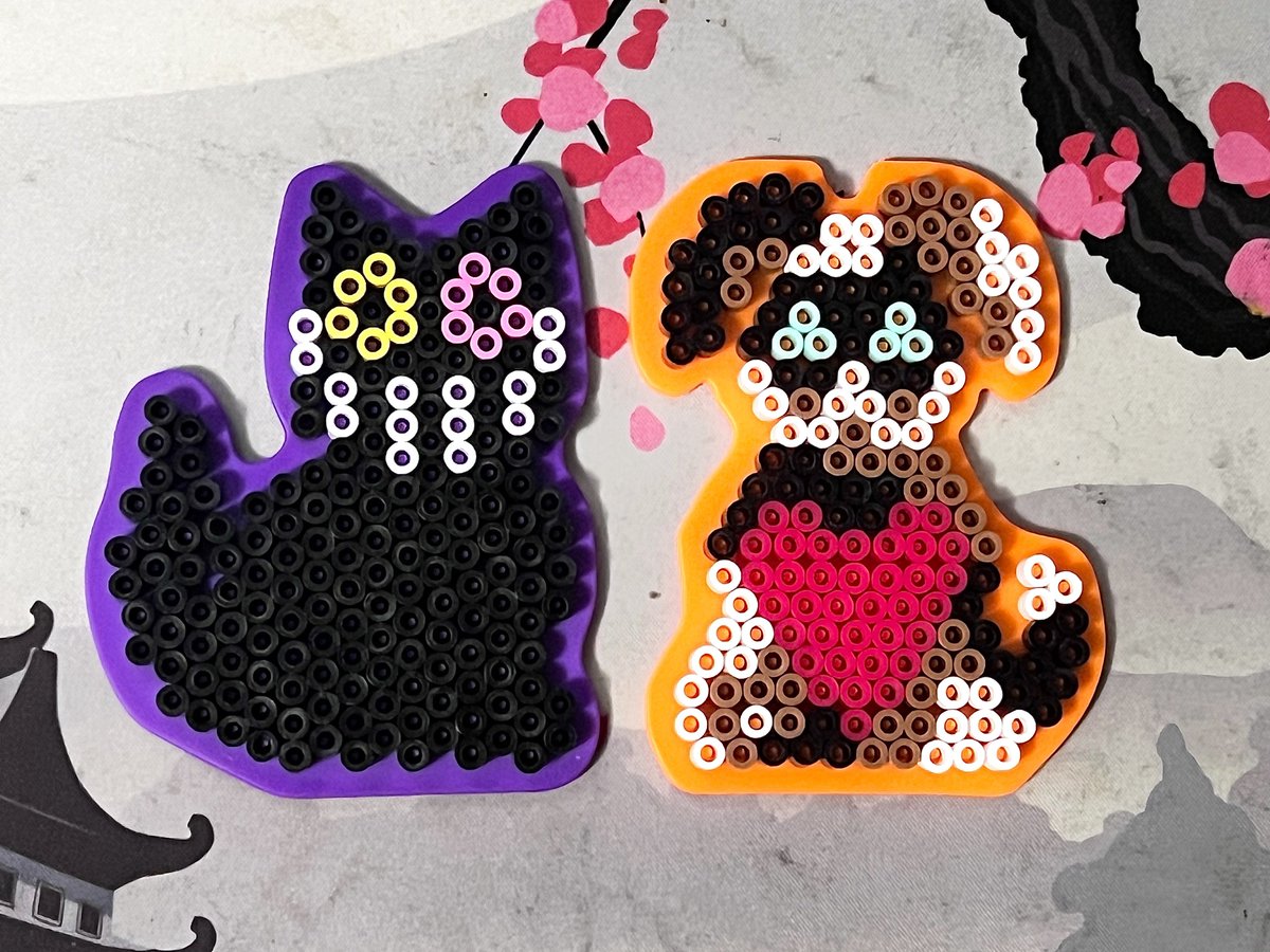 WhatTheWhisp's tweet image. Me and my partner did some of whatever these things are called