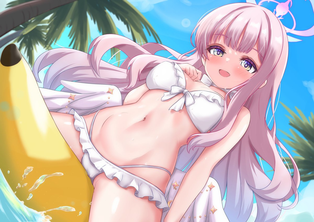 バナナボートに乗りたい！
pixiv.net/artworks/13453…
#聖園ミカ 
#ブルアカ
#ブルーアーカイブ 
#拡散希望