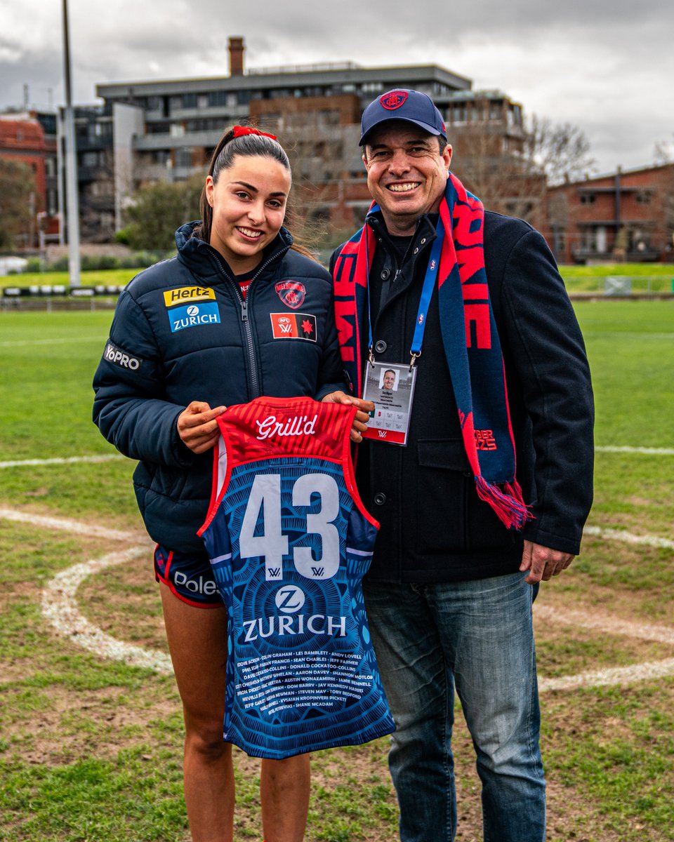 Melbourne AFLW tweet media