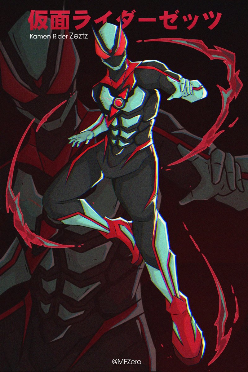 MFZero21's tweet photo. Kamen rider zeztz fanart
official look vs rumor 💥

#kamenrider #zzz #zeztz #KamenRiderZeztz #仮面ライダーゼッツ https://t.co/u4rPtPjdhh