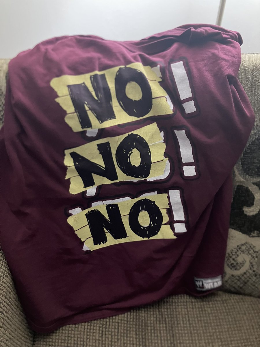 Wearing my old Daniel Bryan shirt and Amy Winehouse “Rehab” came on the radio at the bar. Hardly no one knew the shirt but it went over well lol